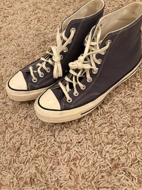 Converse Chuck Taylor High Top Sneakers - Charcoal and White